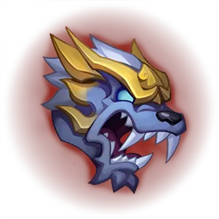 😡 wolf, animal, ferocious, canine telegram sticker