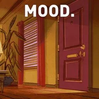 🤪 MOOD. Stimmung, Tür, Zuhause, Innen telegram sticker