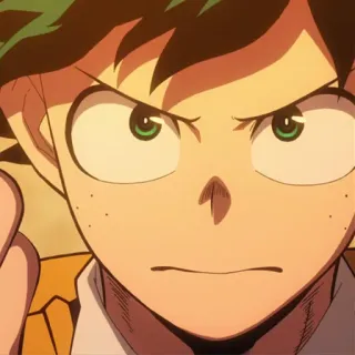 🥦 Izuku Midoriya My Hero Academia anime, my hero academia, izuku midoriya, deku, mha telegram sticker