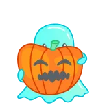 🤷‍♀️ geist, kürbis, halloween, süß, herbst, fall telegram sticker