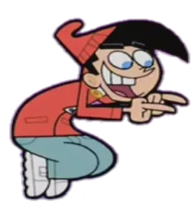 👉 Chip Skylark The Fairly OddParents Chip Skylark, Due fantagenitori, cartone animato, animato, personaggio telegram sticker