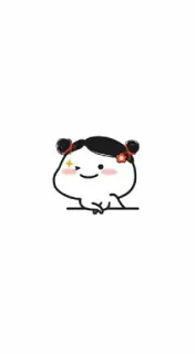 😚 lucu, kartun, karakter, kawaii, ilustrasi whatsapp sticker