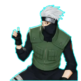 ❓ Kakashi Naruto 애니메이션, 닌자, 카카시, 나루토, 캐릭터, 만화 telegram sticker