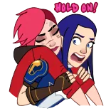 ✊ HOLD ON! telegram sticker