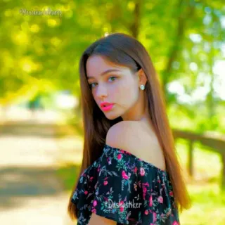 ⭐ Dashashker chica, mujer, retrato, belleza, moda, modelo telegram sticker