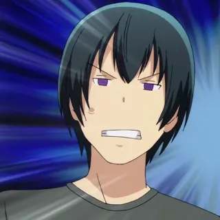 ⚓️ Anime, Bravo, Pessoa, Rosto, Expressão telegram sticker