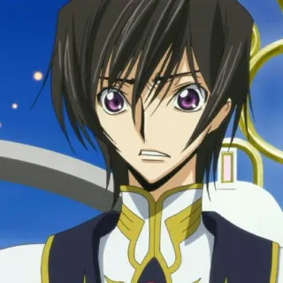📎 Lelouch Lamperouge Code Geass Anime, Desenho animado, Lelouch, Code Geass, Mangá, Personagem telegram sticker