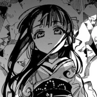 🎐 Yashiro Nene Toilet-bound Hanako-kun anime, manga, Yashiro Nene, Toilet-bound Hanako-kun, school, supernatural, girl telegram sticker