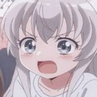 🥢 аниме, девушка, мило, манга, мультфильм telegram sticker