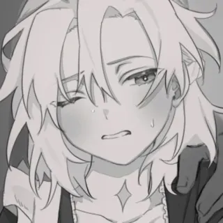 ✡️ Albedo Genshin Impact Albedo, Genshin Impact, Anime, Karakter, Video game telegram sticker