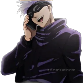 😁 Satoru Gojo Jujutsu Kaisen @animestickerchannel Anime, Manga, Personnage, Sorcier, Gojo, Satoru, Jujutsu Kaisen telegram sticker
