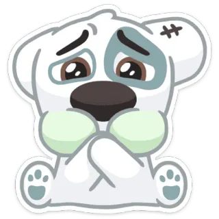 🤢 Dibujo animado, Triste, Mono, Animal, Kawaii, Sticker telegram sticker