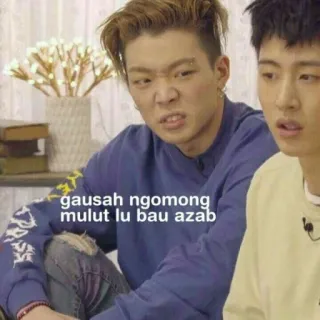 ✨ gausah ngomong mulut lu bau azab telegram sticker