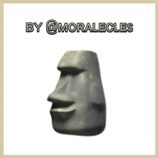 ❤️ BY @MORALECLES Moai, Đảo Phục Sinh, Đầu đá, Tượng, 🗿 telegram sticker