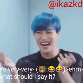 🇧🇼 e's very-very- (:)-ehm-
what should I say it? Mème, Réaction, Drôle, Rire, Expression, Personne whatsapp sticker