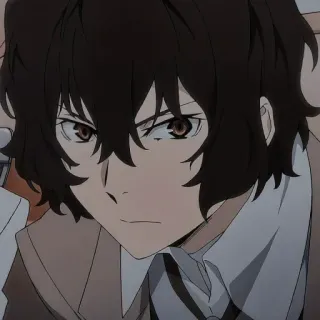 🪙 Dazai Osamu Bungou Stray Dogs Anime, Dazai Osamu, Bungou Stray Dogs, Nhân vật, Bungou Stray Dogs, Manga, Chân dung telegram sticker