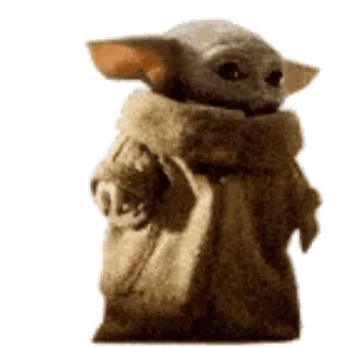 😏 Grogu Малыш Йода, Грогу, Звездные войны, милый, маленький telegram sticker