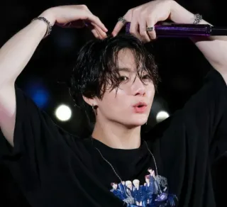💜 Jungkook Чонгук, BTS, K-pop, певец, айдол, исполнитель whatsapp sticker