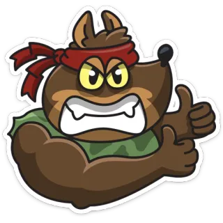 Сержант Пёс :: @TgSticker telegram stickers