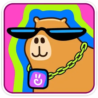 @Premium_Emojis_Telegram | Капибара-клипер whatsapp stickers