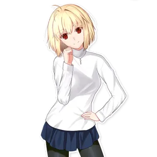 🙂 Anime, Chica, Personaje, Dibujo animado telegram sticker