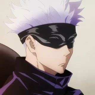 🤍 Satoru Gojo Jujutsu Kaisen anime, sorcerer, blindfold, gojo, satoru, jujutsu telegram sticker