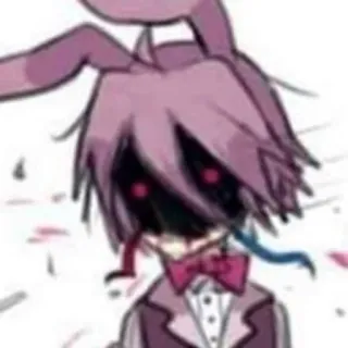 🌟 lapin, horreur, flippant, animé, effrayant, monstre whatsapp sticker
