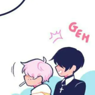 🔗 GEM cute, cartoon, character, gem telegram sticker