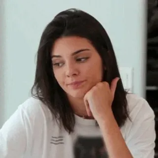 ✨ Kendall Jenner 女性, モデル, 人, セレブ, 顔, ケンダル・ジェンナー telegram sticker