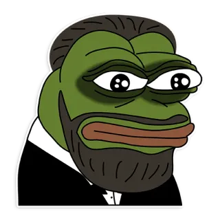 😴 Pepe the Frog pepe the frog, meme, internet meme, character, cartoon telegram sticker