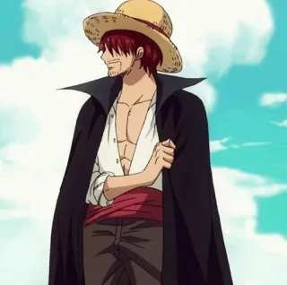 🍁 Shanks One Piece アニメ, ワンピース, シャンクス, 海賊, 赤髪 telegram sticker
