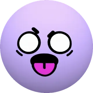 😜 emoji, dessin animé, autocollant, drôle, visage whatsapp sticker