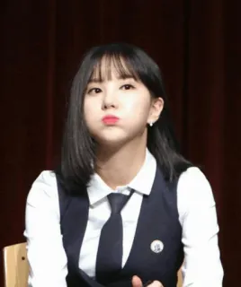 😶 mulher, retrato, coreana, fofa, menina, asiática telegram sticker