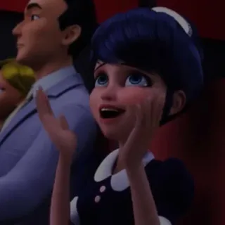 🐞 Marinette Dupain-Cheng Miraculous: Tales of Ladybug & Cat Noir Anime, Cartoon, Miraculous Ladybug, Ladybug, Marinette telegram sticker