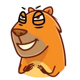 😈 Desenho animado, Animal, Mamífero, Roedor, Presunçoso, Meme, Adesivo telegram sticker