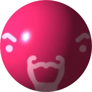 🤩 Gesicht, Ausdruck, wütend, Ball telegram sticker
