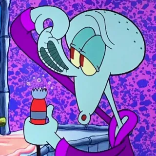 SpongeBob @BLUESPRIDE telegram stickers