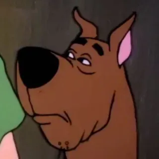 🐶 Scooby-Doo cartoon, dog, funny, scared, mystery telegram sticker