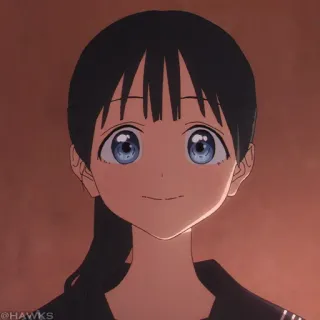 💠 Anime, Ragazza, Ritratto, Cartone animato, Personaggio, Illustrazione, Animazione telegram sticker