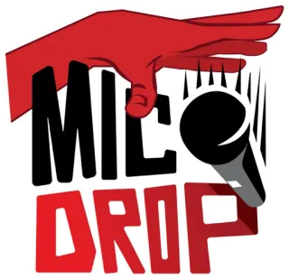 🎙 MIC DROP Mic drop, Microphone, Main, Performance, Scène telegram sticker