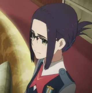 🥡 Ichigo Darling in the Franxx anime, ichigo, darling in the franxx, character, girl, japanese animation telegram sticker