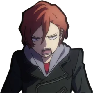 🐶 Anime, Cartone animato, Arrabbiato, Giacca, Persona, Personaggio telegram sticker