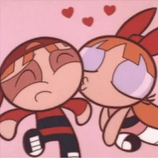 ❤ Blossom and Brick The Powerpuff Girls whatsapp sticker