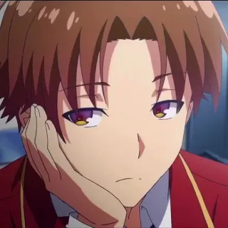 🔗 Ayanokouji Kiyotaka Classroom of the Elite Anime, Klassenzimmer, Elite, Schule, Schüler whatsapp sticker