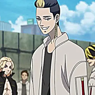 🧟 Anime, Personagem, Sorriso, Grupo, Mangá telegram sticker
