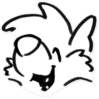 😁 漫画, 動物, キツネ, 幸せ, 可愛い telegram sticker