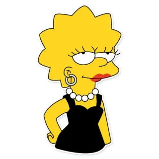 Lisa Simpson whatsapp stickers