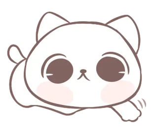 💭 แมว, น่ารัก, สัตว์, สติกเกอร์, การ์ตูน, คาวาอิ telegram sticker