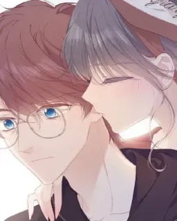 😚 couple, anime, manga, romance, love, illustration telegram sticker