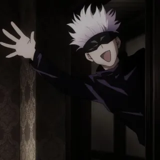 🍡 Satoru Gojo Jujutsu Kaisen Anime, Gojo, Satoru Gojo, Jujutsu Kaisen, Mangá, Personagem telegram sticker